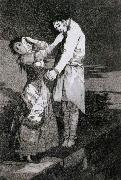 Francisco de goya y Lucientes Out hunting for teeth oil painting